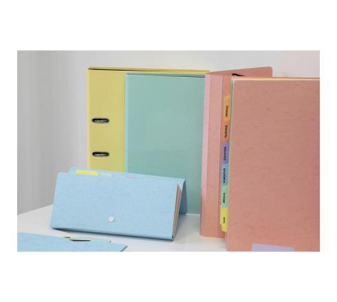 Pochette trieur carte multicolore 12 compartiments Aquarel - 34x24,5cm