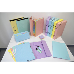 Pochette trieur carte multicolore 12 compartiments Aquarel - 34x24,5cm