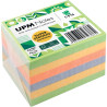 Lot de 6 blocs repositionnables 100 feuilles 75x75mm coloris spring