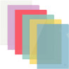 Boîte de 50 pochettes coin en PVC souple FARD'LISS, coloris assortis