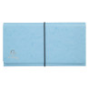 Pochette trieur carte multicolore 6 compartiments Aquarel - 26x13cm