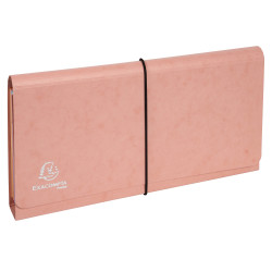 Pochette trieur carte multicolore 6 compartiments Aquarel - 26x13cm