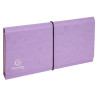 Pochette trieur carte multicolore 6 compartiments Aquarel - 26x13cm