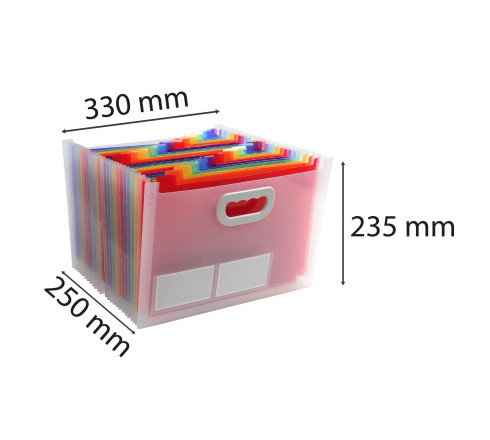 Trieur Maxi 24 compartiments polypropylène Crystal
