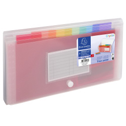 Trieur midi 7 compartiments en polypropylène Crystal - 14x26cm