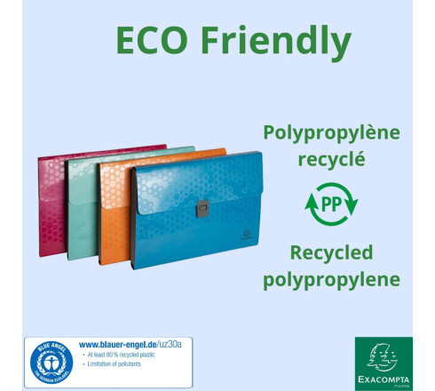 Trieur valisette polypropylene recyclé Maïa - A4