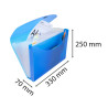 Trieur valisette 13 compartiments en polypropylène IDERAMA PP - 24x32cm