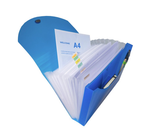 Trieur valisette 13 compartiments en polypropylène IDERAMA PP - 24x32cm