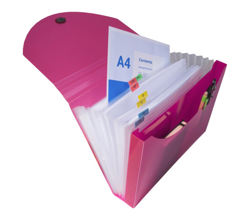 Trieur valisette 13 compartiments en polypropylène IDERAMA PP - 24x32cm