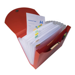 Trieur valisette 13 compartiments en polypropylène IDERAMA PP - 24x32cm