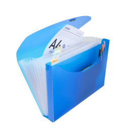 Trieur valisette 13 compartiments en polypropylène IDERAMA PP - 24x32cm