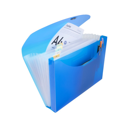 Trieur valisette 13 compartiments en polypropylène IDERAMA PP - 24x32cm