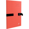 Chemise extensible BICOLOR RECYC+ avec clip et rabat, rouge