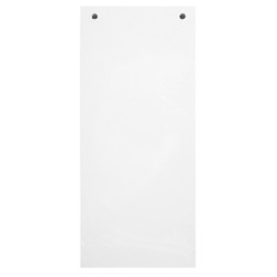 Paquet 100 fiches intercalaires horizontales unies perforées Forever - 105x240mm