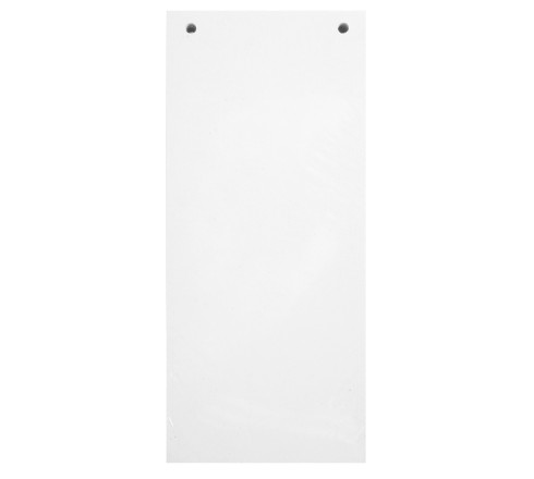 Paquet 100 fiches intercalaires horizontales unies perforées Forever - 105x240mm