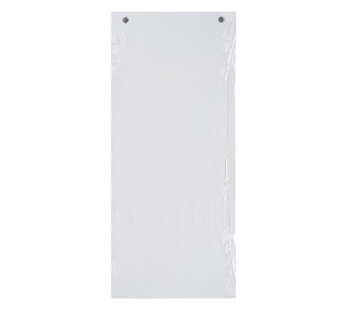 Paquet 100 fiches intercalaires horizontales unies perforées Forever - 105x240mm