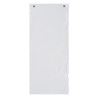 Paquet 100 fiches intercalaires horizontales unies perforées Forever - 105x240mm