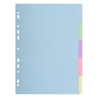 Intercalaires carte pastel 170g Forever 5 positions - A4