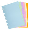 Intercalaires carte pastel 170g Forever 6 positions - A4