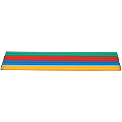 Lot de 8 batons de 1m 4 couleurs assorties