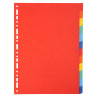Intercalaires carte 220g 12 positions - A4
