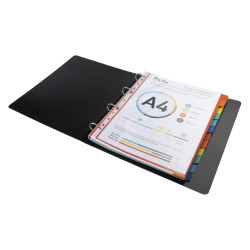 Intercalaires carte 220g 12 positions - A4 maxi