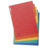 Intercalaires carte lustrée 225g 5 positions - A4