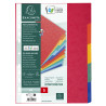 Intercalaires carte lustrée 225g 5 positions - A4
