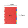 Intercalaires carte lustrée 225g 8 positions - A4