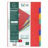 Intercalaires carte lustrée 225g 8 positions - A4