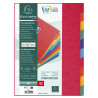 Intercalaires carte lustrée 225g 10 positions - A4