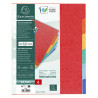 Intercalaires carte lustrée 225g 6 positions - A4 maxi