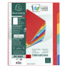 Intercalaires carte lustrée 400g 6 positions - A4 maxi