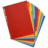 Intercalaires carte lustrée 400g 12 positions - A4 maxi