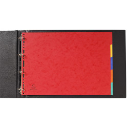 Intercalaires carte lustrée 400g 5 positions - A3