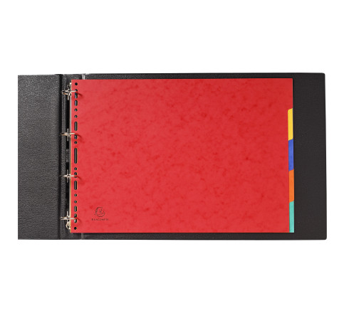 Intercalaires carte lustrée 400g 5 positions - A3