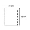 Intercalaires carte lustrée 225g 12 positions - format 24x32cm