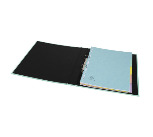 Intercalaires carte lustrée 400g/m2 Aquarel 6 positions - A4