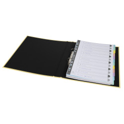 Intercalaires carte lustrée 400g/m2 Aquarel 12 positions - A4