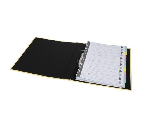 Intercalaires carte lustrée 400g/m2 Aquarel 12 positions - A4