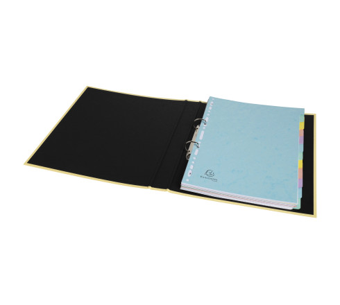 Intercalaires carte lustrée 400g/m2 Aquarel 12 positions - A4