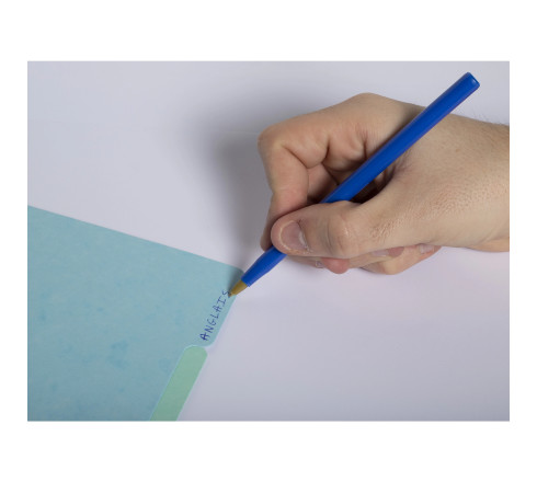 Intercalaires carte lustrée 400g/m2 Aquarel 12 positions - A4