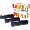 OWA lot 3 cartouches laser CMJ remanufacturées compatibles Canon 731 e