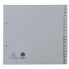 Intercalaires imprimés alphabétiques PP recyclé gris A-Z (alphabet allemand) - 20 positions - 2/3 A4