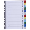 Intercalaires imprimés numériques polypropylène 12/100e - 12 positions - A4