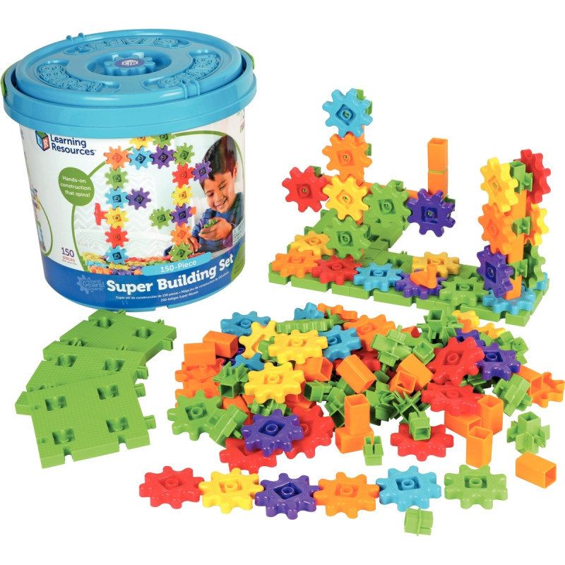 Baril 150 pièces de maxi engrenages