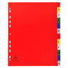 Intercalaires imprimés numériques polypropylène 12/100e - 12 positions - A4 Maxi