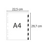 Intercalaires polypropylène souple 12 positions - A4