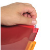 Intercalaires PP transparent couleurs avec porte étiquette A4 8 positions