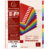 Intercalaires polypropylène opaque semi rigide 12 positions - A4 maxi